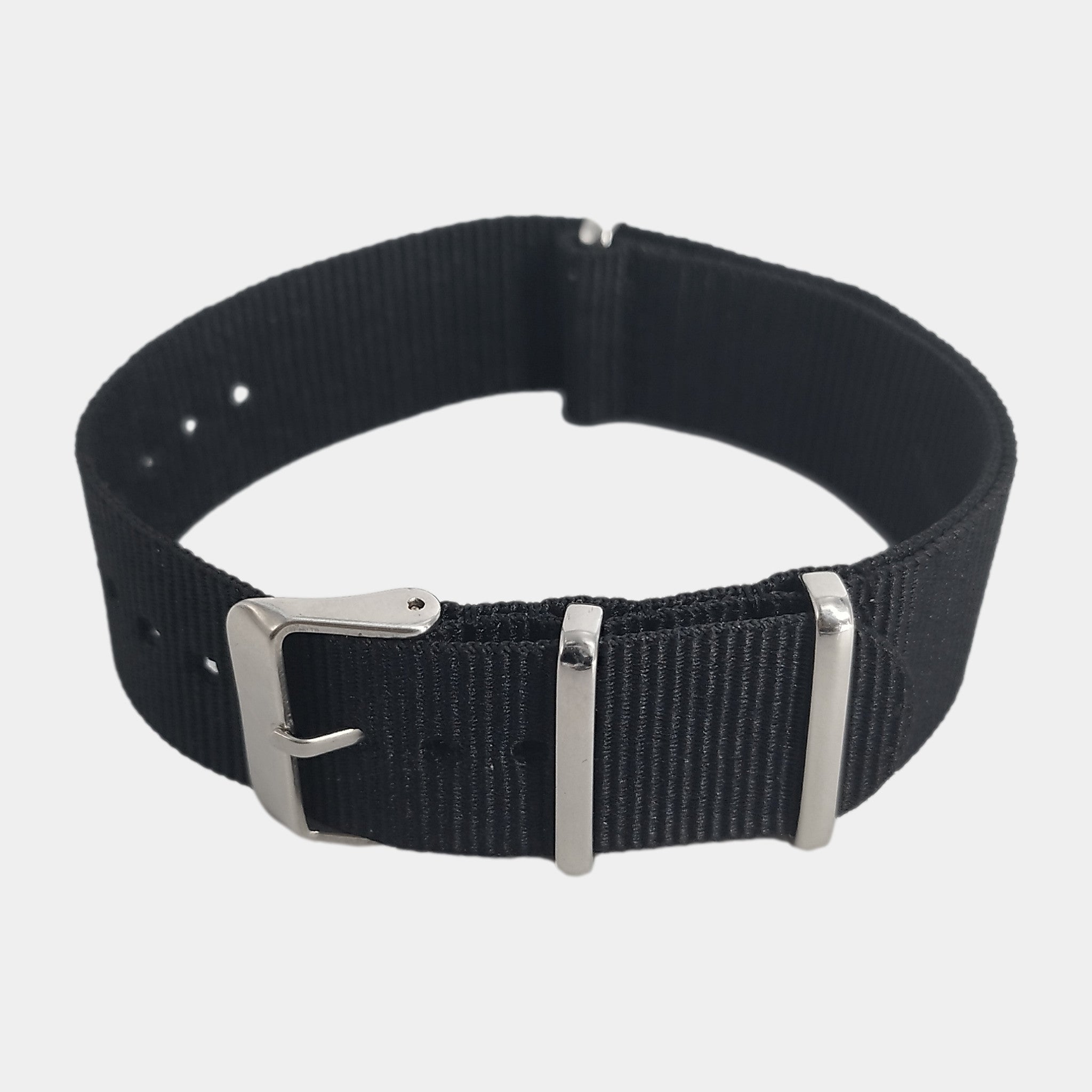Field Strap - 22mm Black Nylon