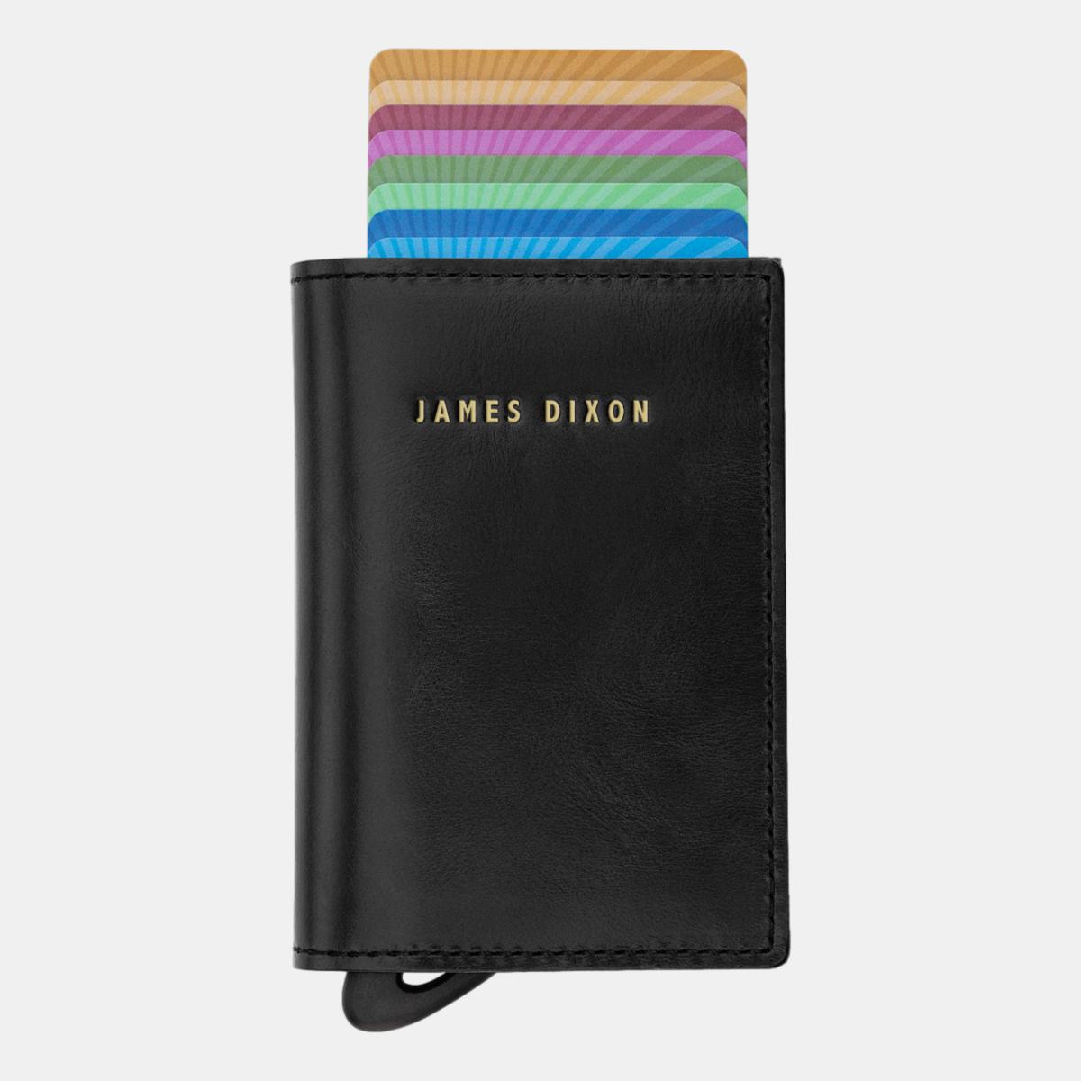 jd0002 james dixon puro classic black gold wallet front