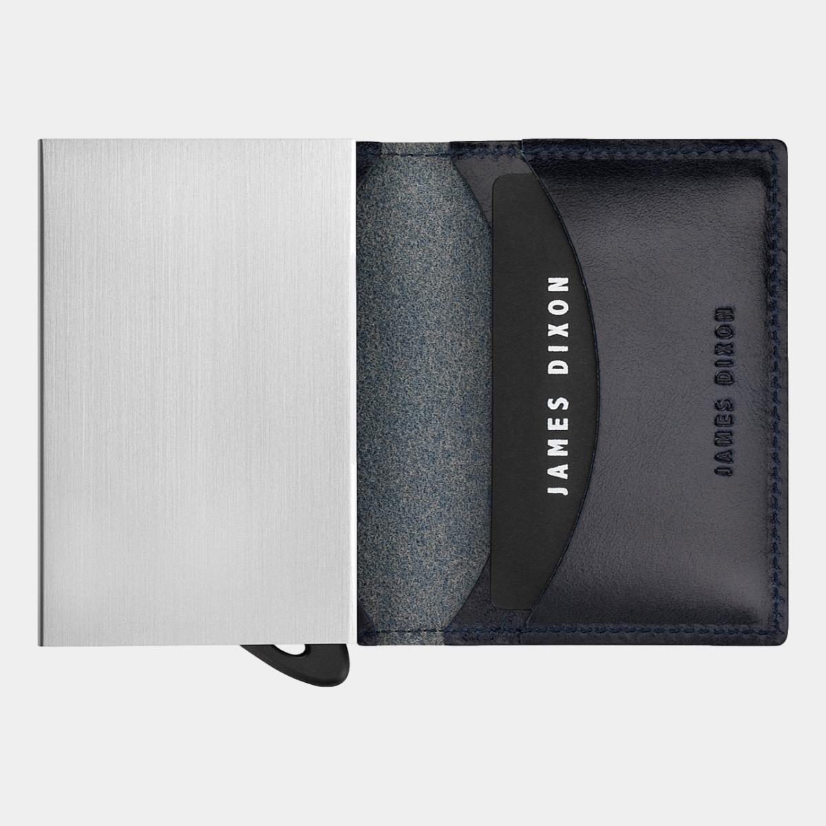 jd0004 james dixon puro classic blue wallet open
