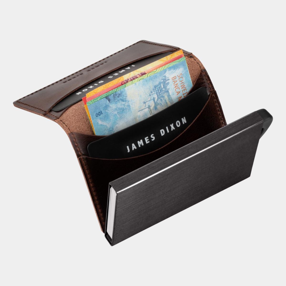 jd0005 james dixon puro classic cacao brown wallet notes