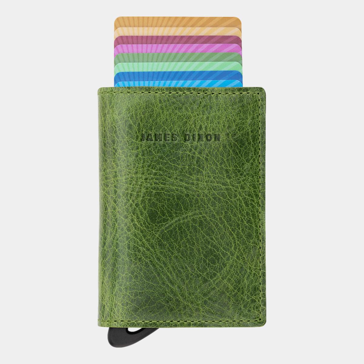 jd0008 james dixon puro classic green wallet front
