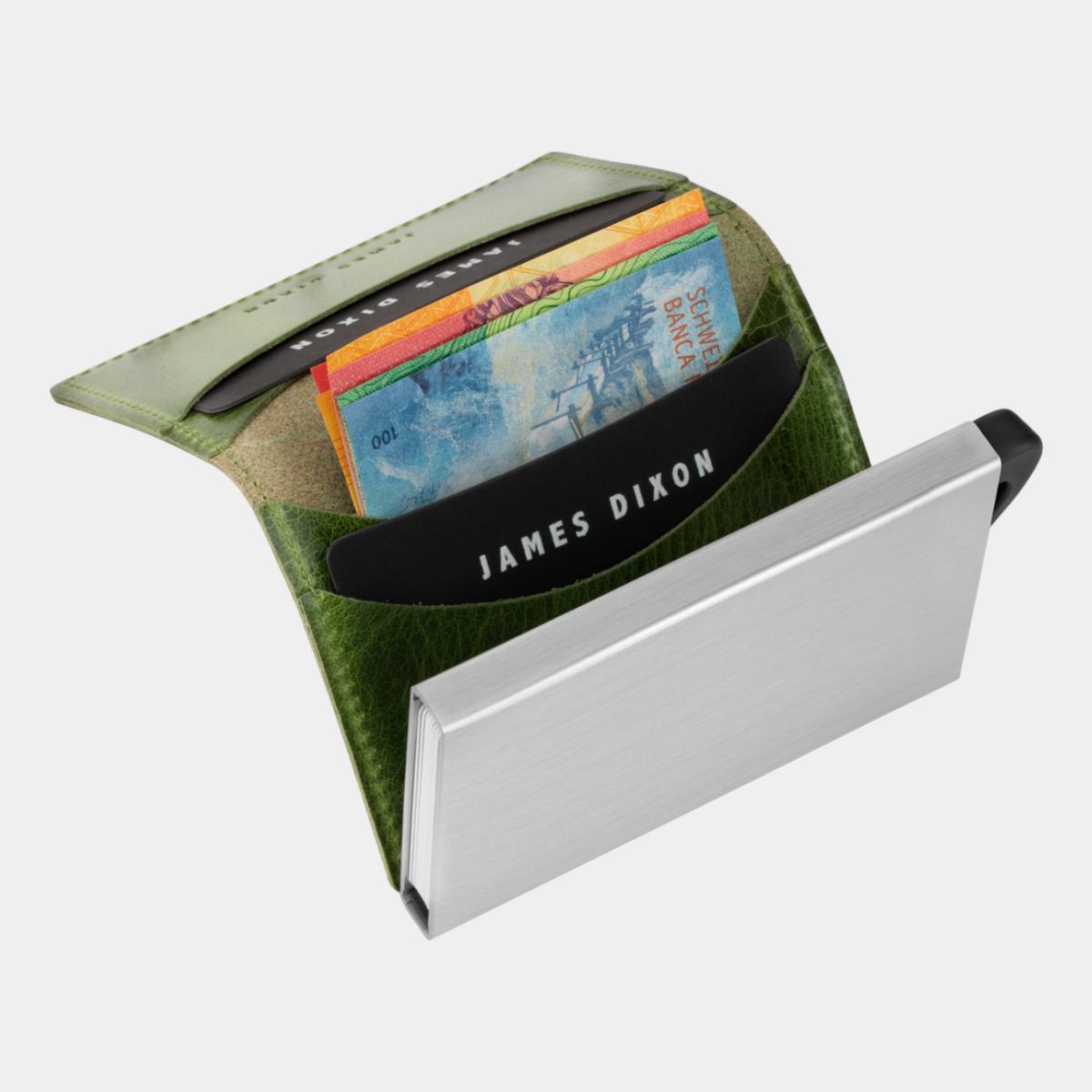 jd0008 james dixon puro classic green wallet notes