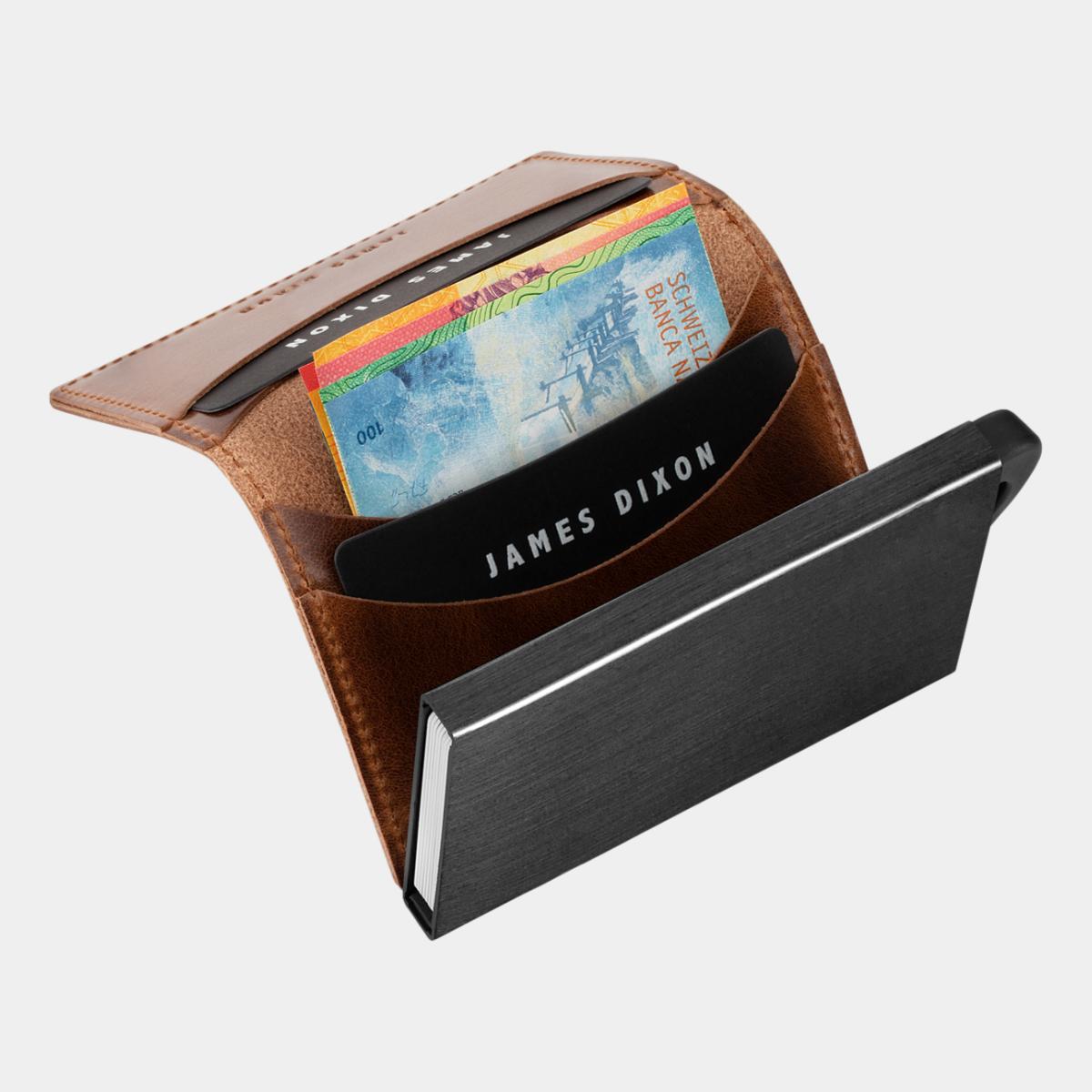 jd0009 james dixon puro classic havana brown wallet notes