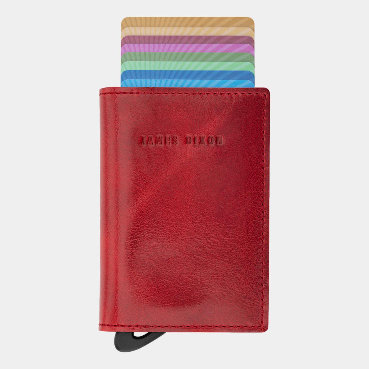 jd0011 james dixon puro classic red wallet front