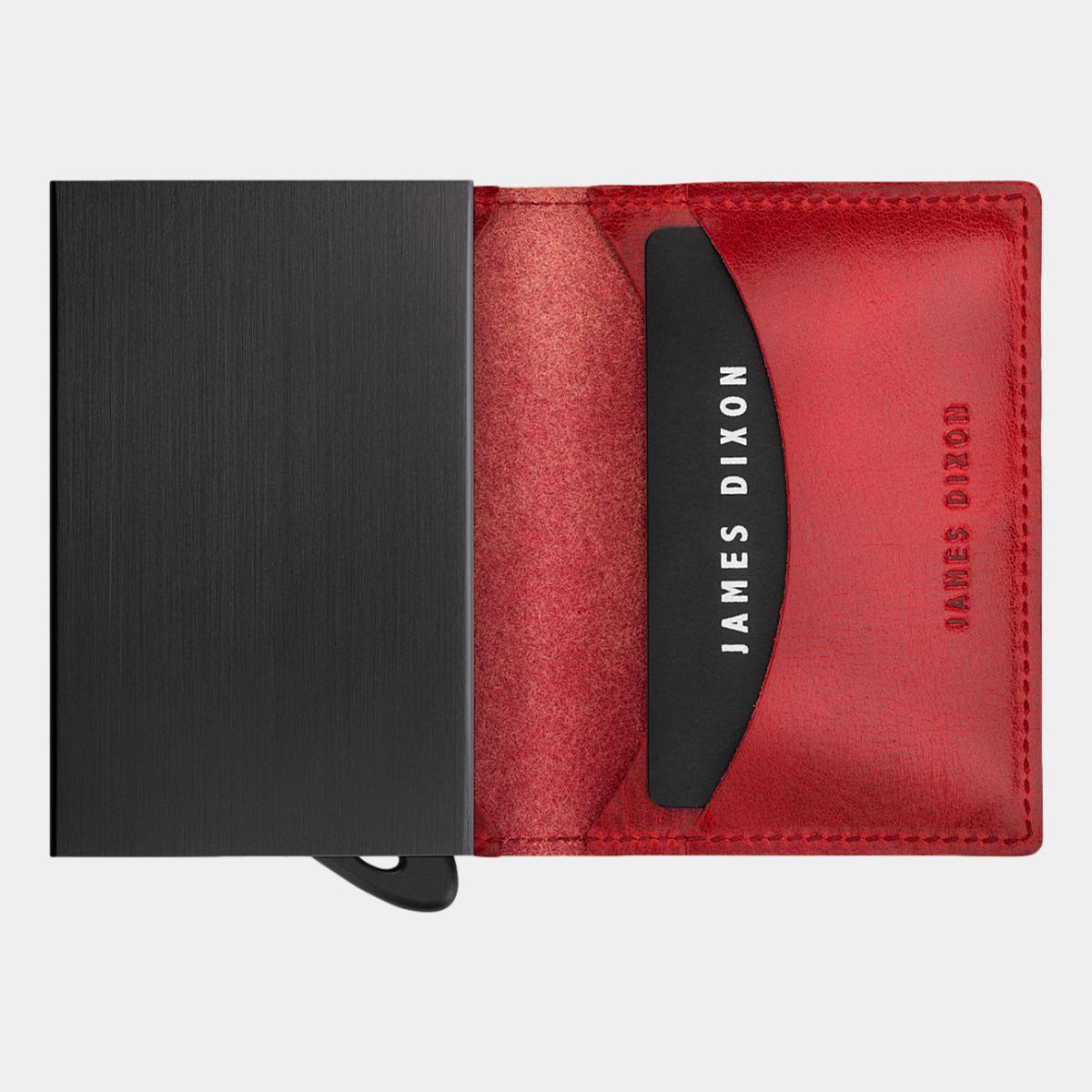 jd0011 james dixon puro classic red wallet open