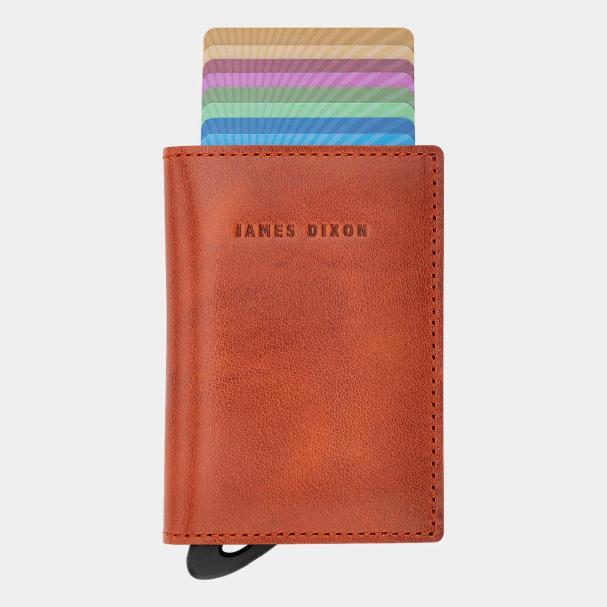 jd0012 james dixon puro classic rust wallet front