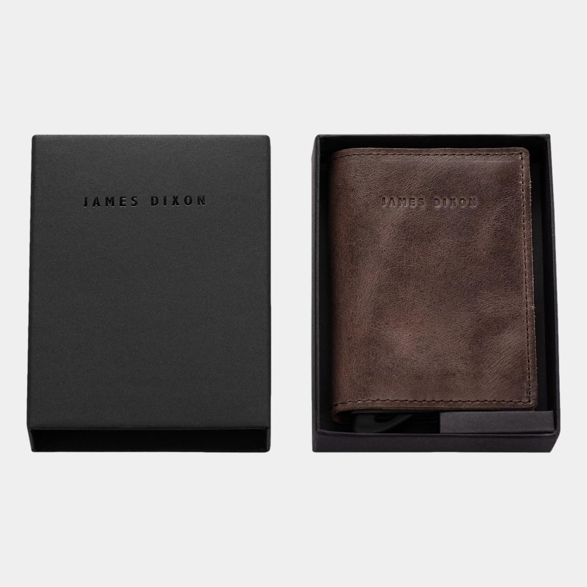 jd0013 james dixon puro classic saddle brown wallet box