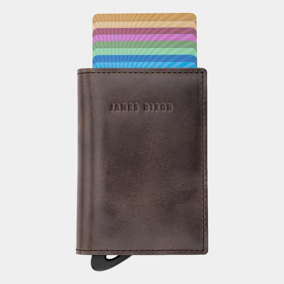 jd0013 james dixon puro classic saddle brown wallet front