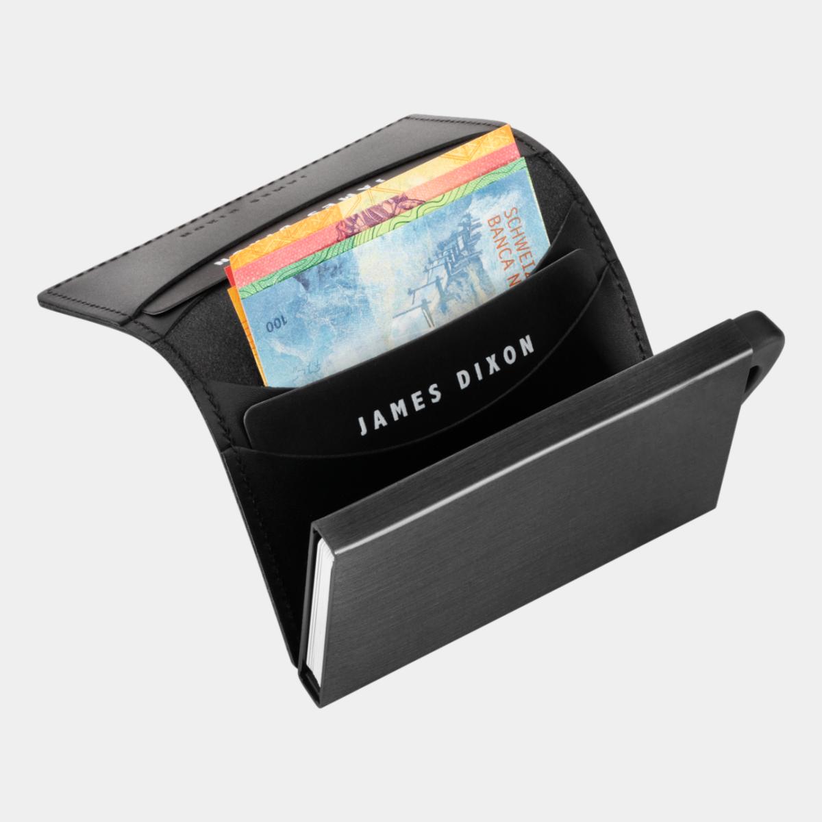 jd0021 james dixon puro one all black wallet notes
