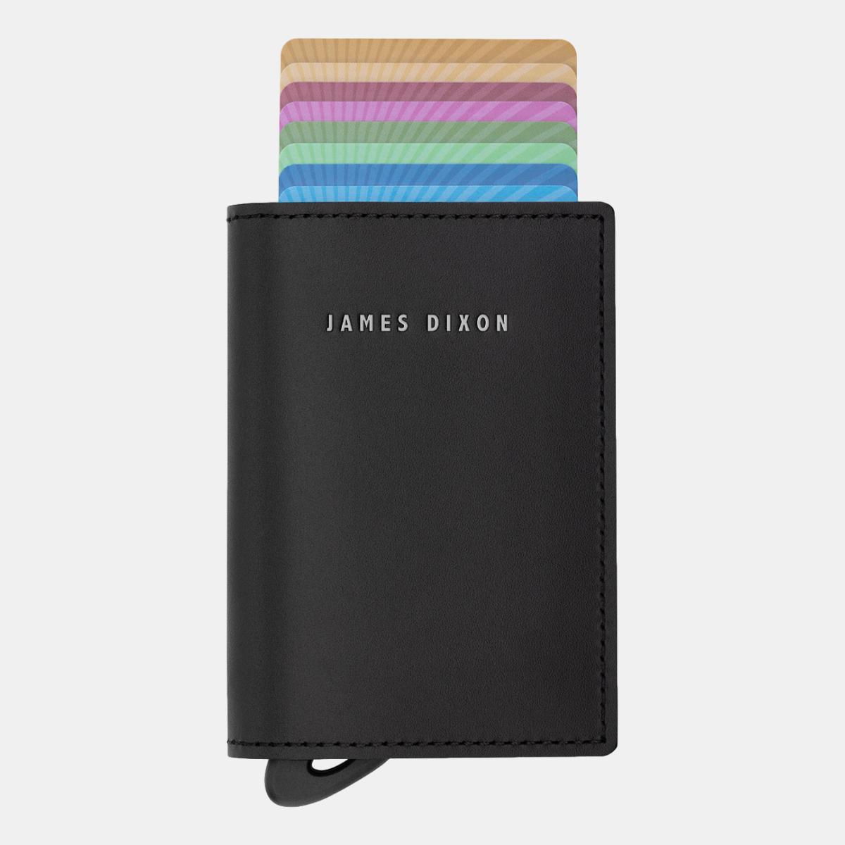 jd0023 james dixon puro one black silver wallet front