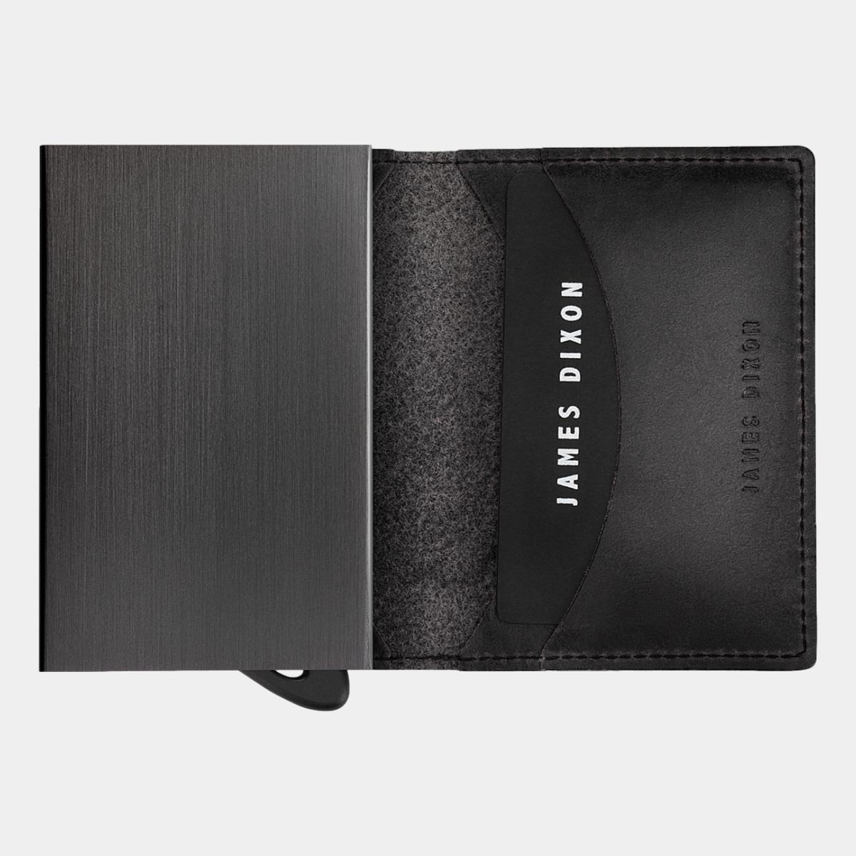 jd0024 james dixon puro raw all black wallet open
