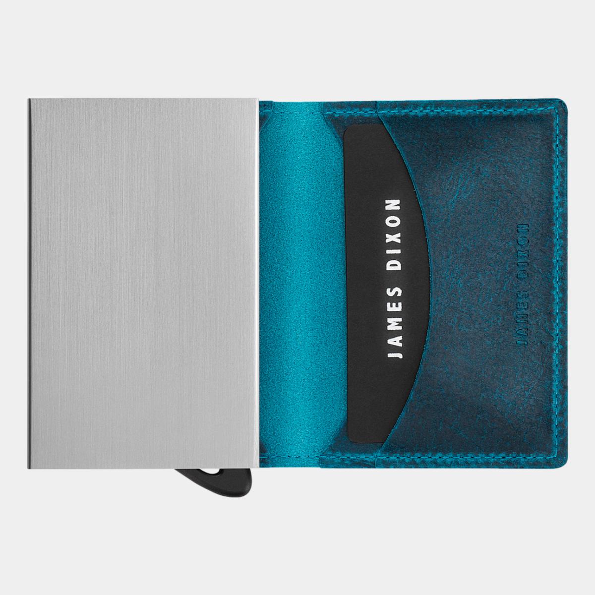 jd0025 james dixon puro raw blue wallet open