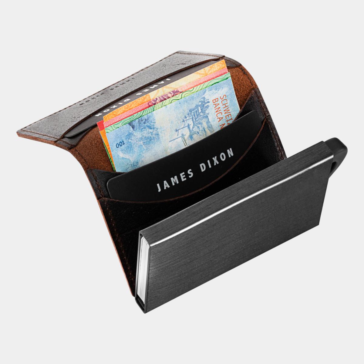 jd0028 james dixon puro raw tobacco brown wallet notes