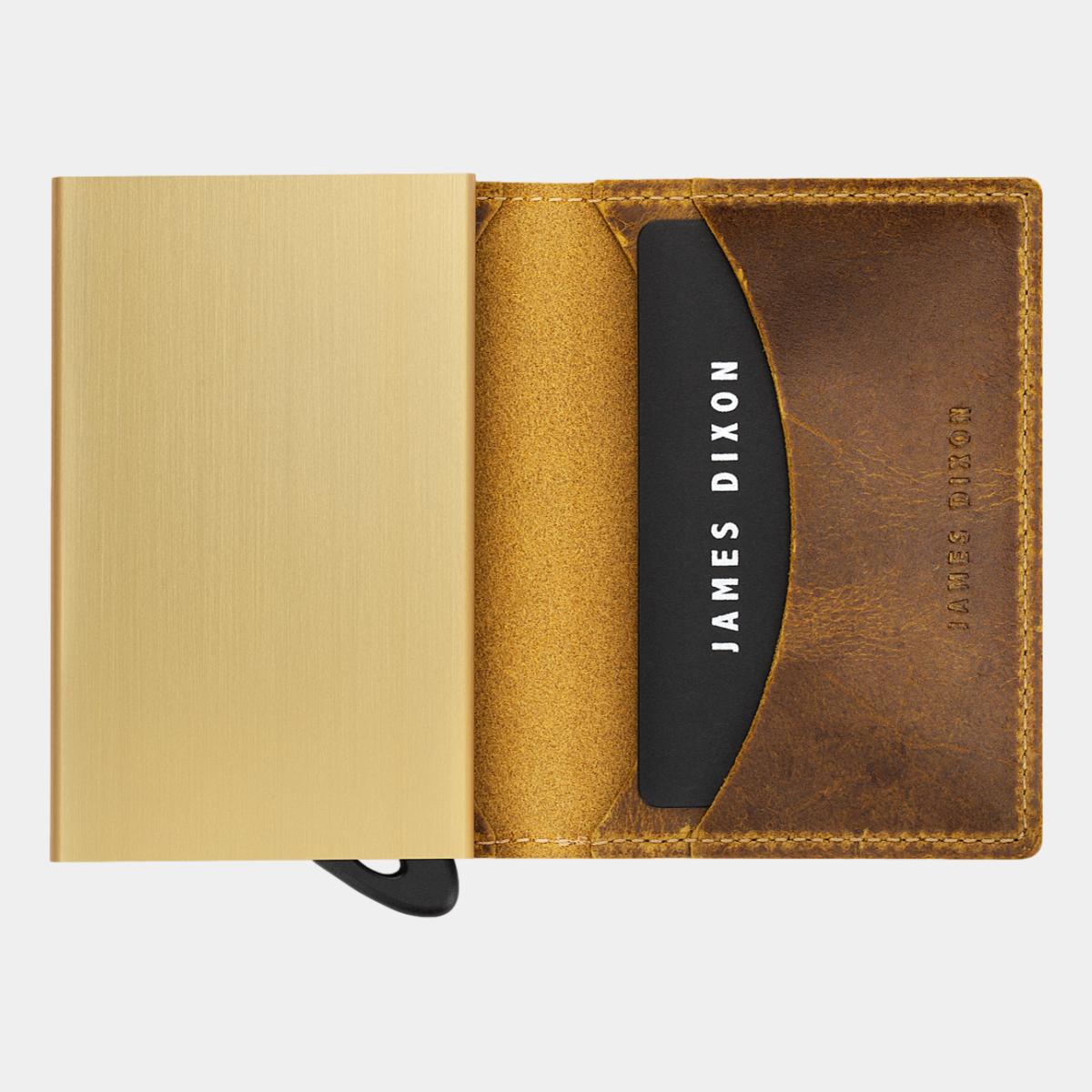 jd0029 james dixon puro raw yellow wallet open