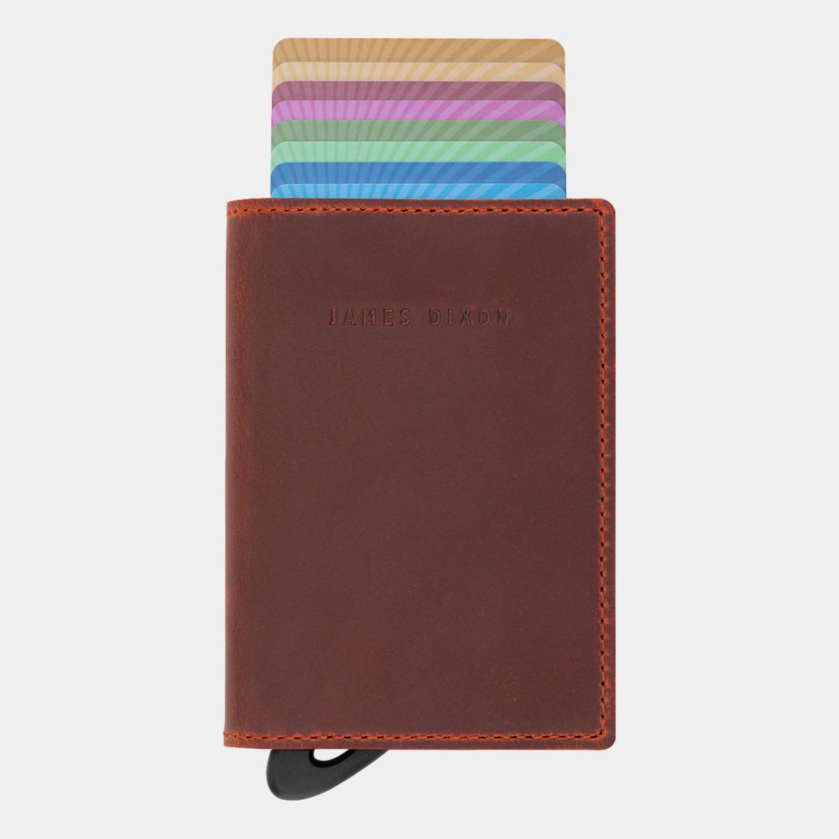 jd0040 james dixon puro vintage rust wallet front