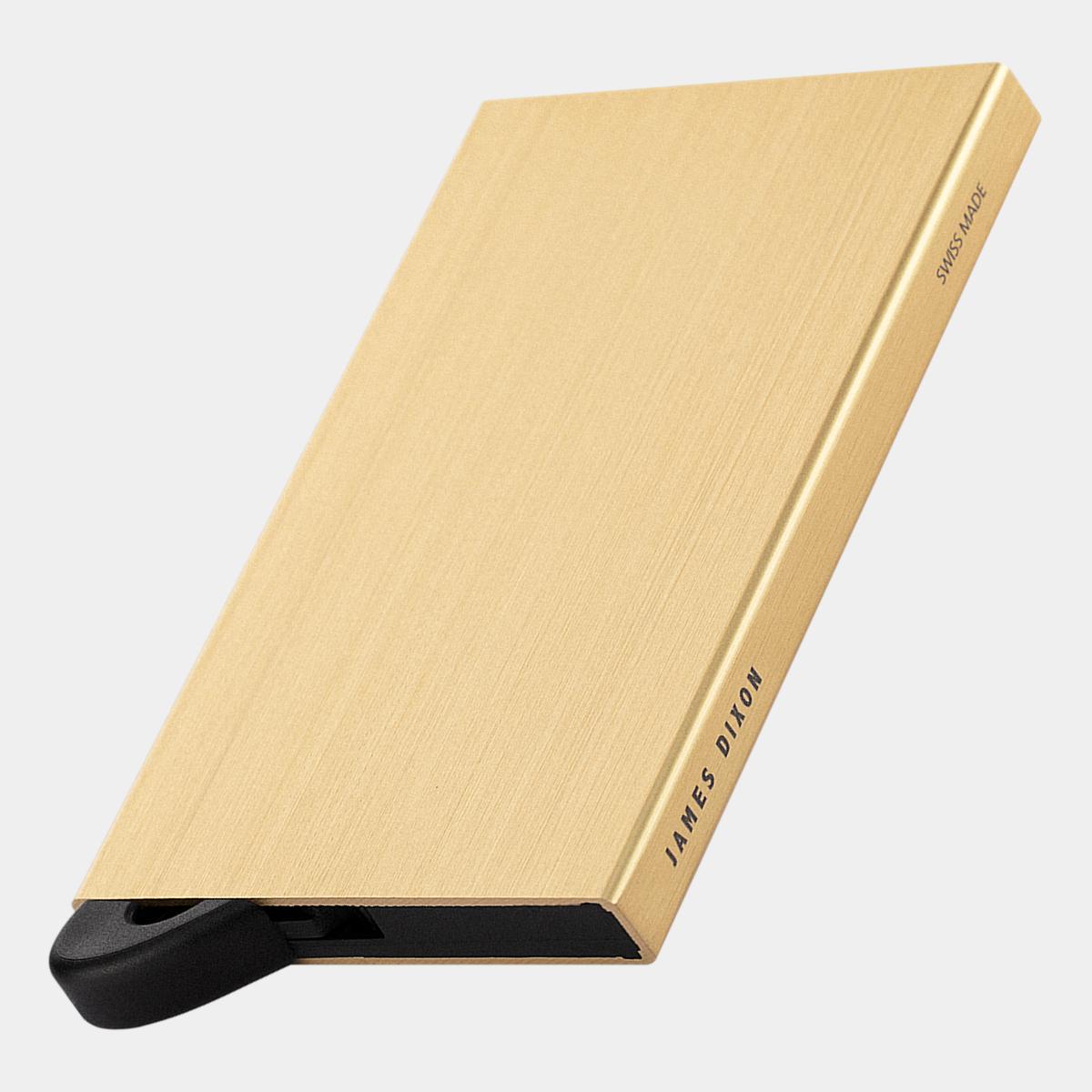 jd0044 james dixon solo gold card holder inclined