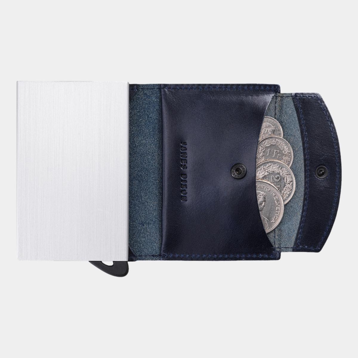 jd0047 james dixon puro classic blue coin pocket wallet coins