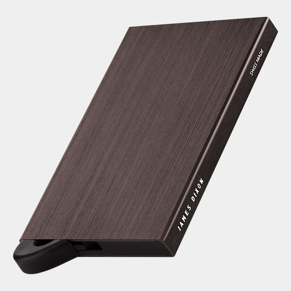 jd0050 james dixon solo tobacco brown card holder inclined