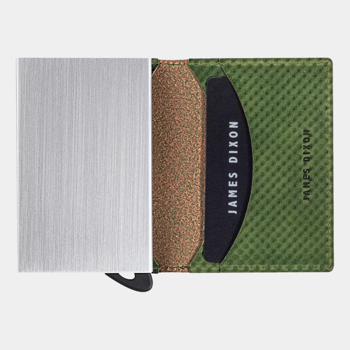 jd0053 james dixon puro racing green wallet open