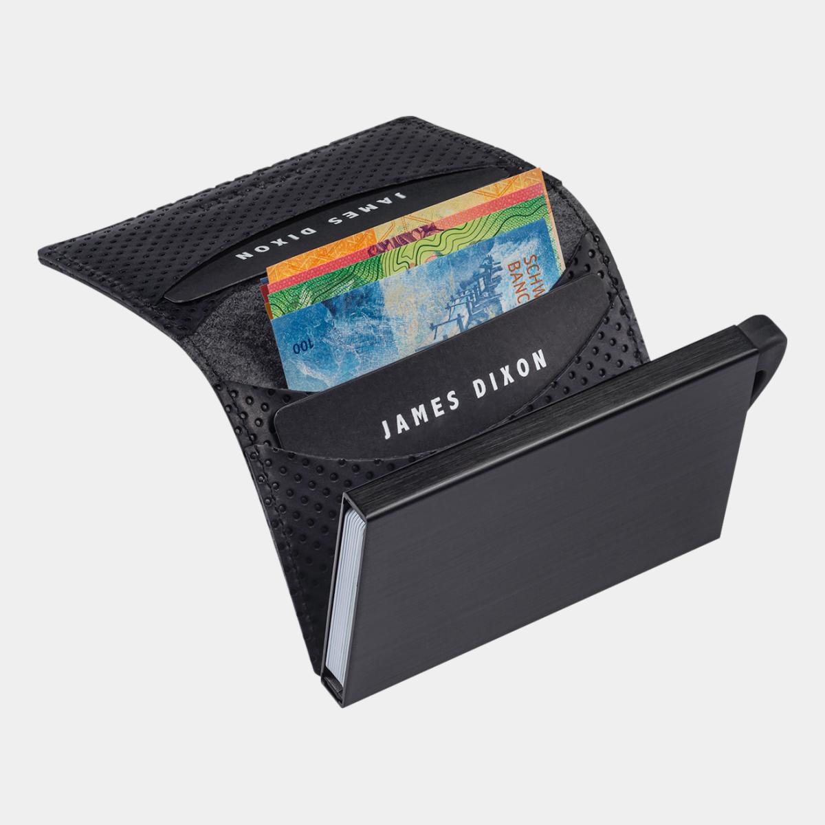 jd0057 james dixon puro racing all black wallet notes