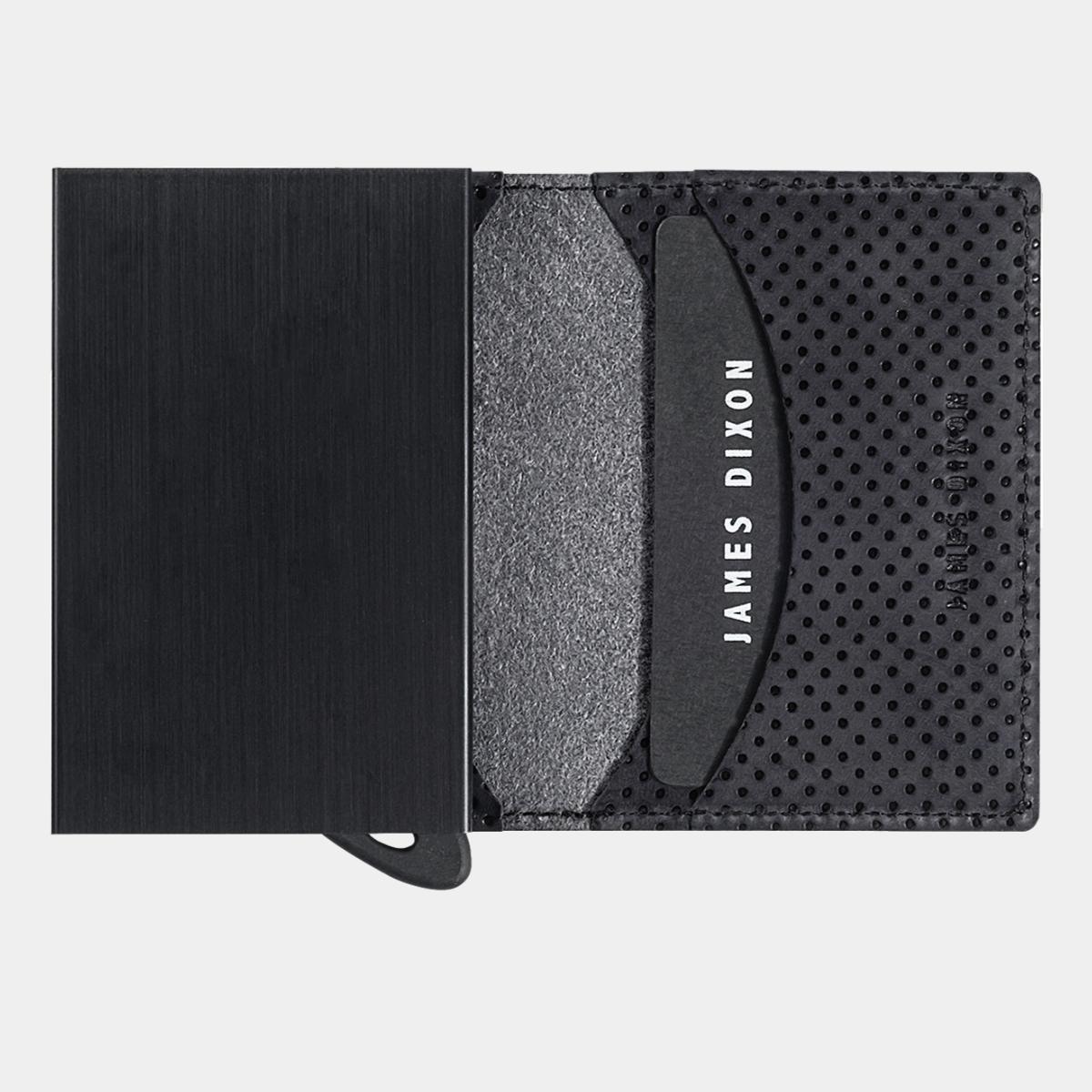 jd0057 james dixon puro racing all black wallet open