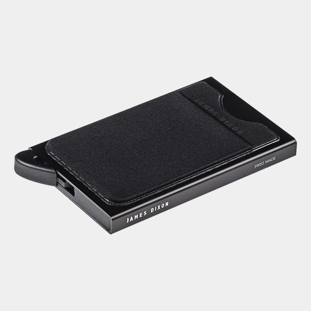 jd0068 james dixon extra cards black pocket on solo card holder inclined
