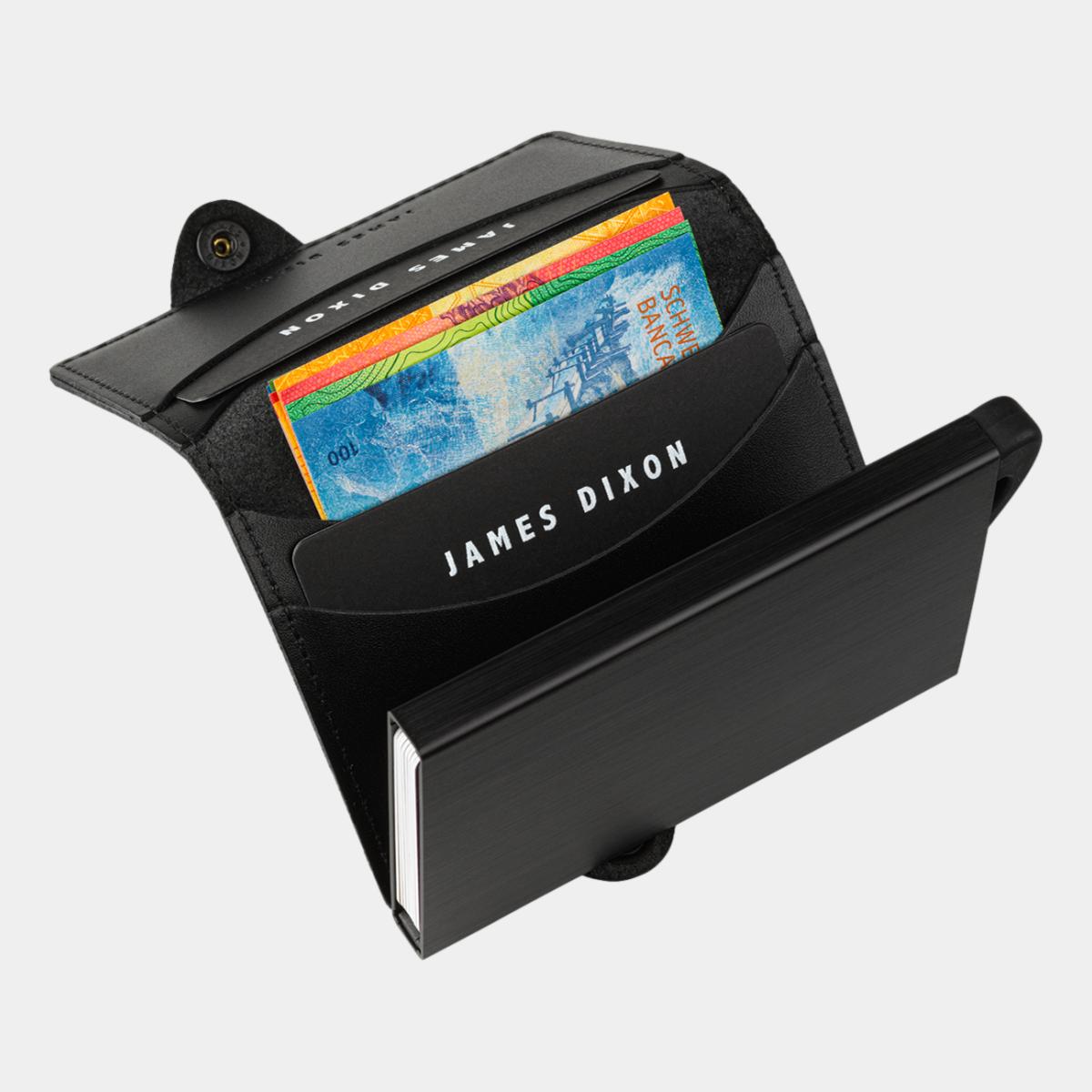 jd0071 james dixon boton one all black wallet notes