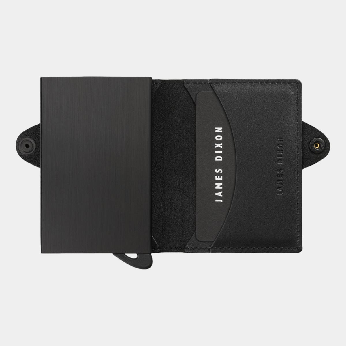 jd0071 james dixon boton one all black wallet open