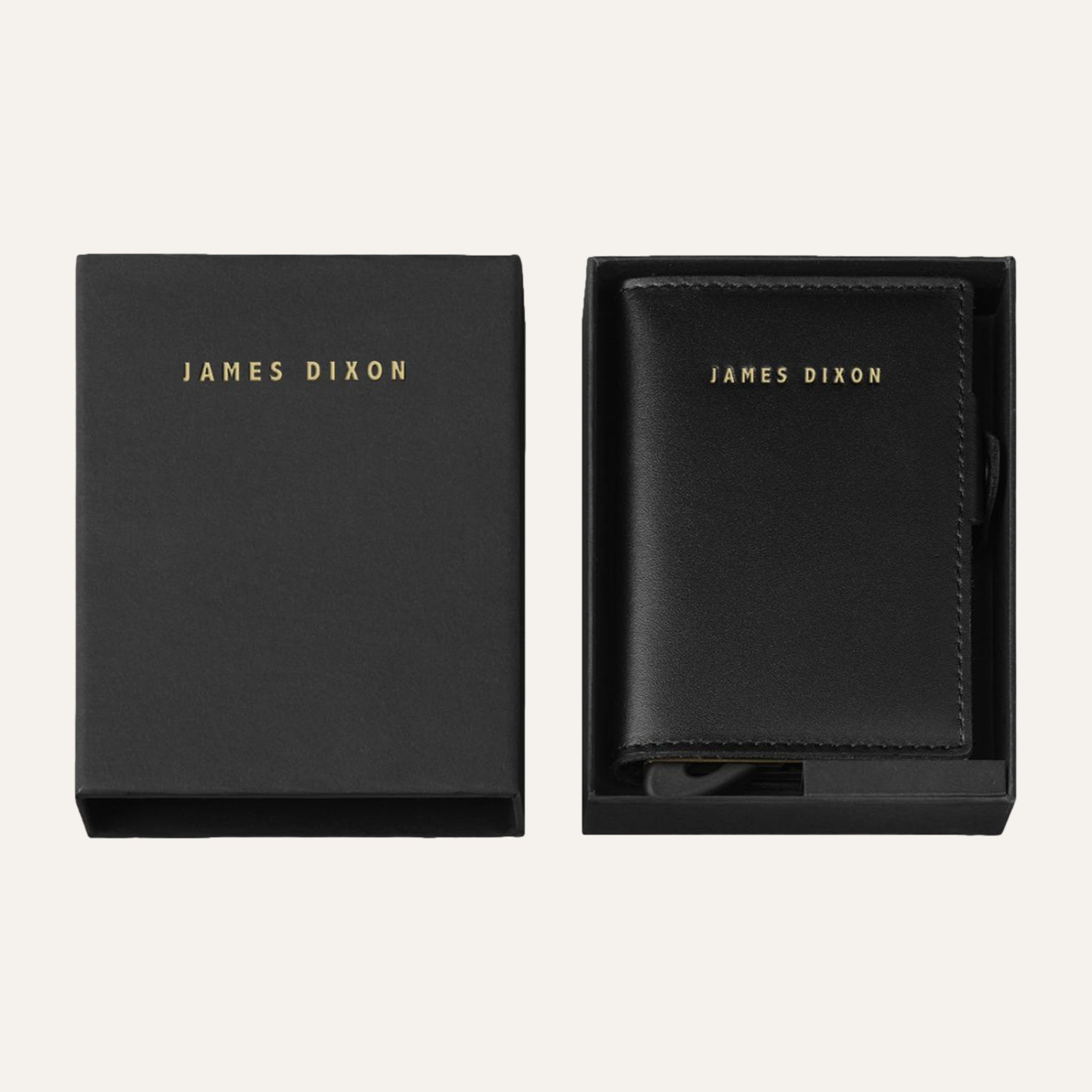 Black/Gold - One - Snap - Wallet