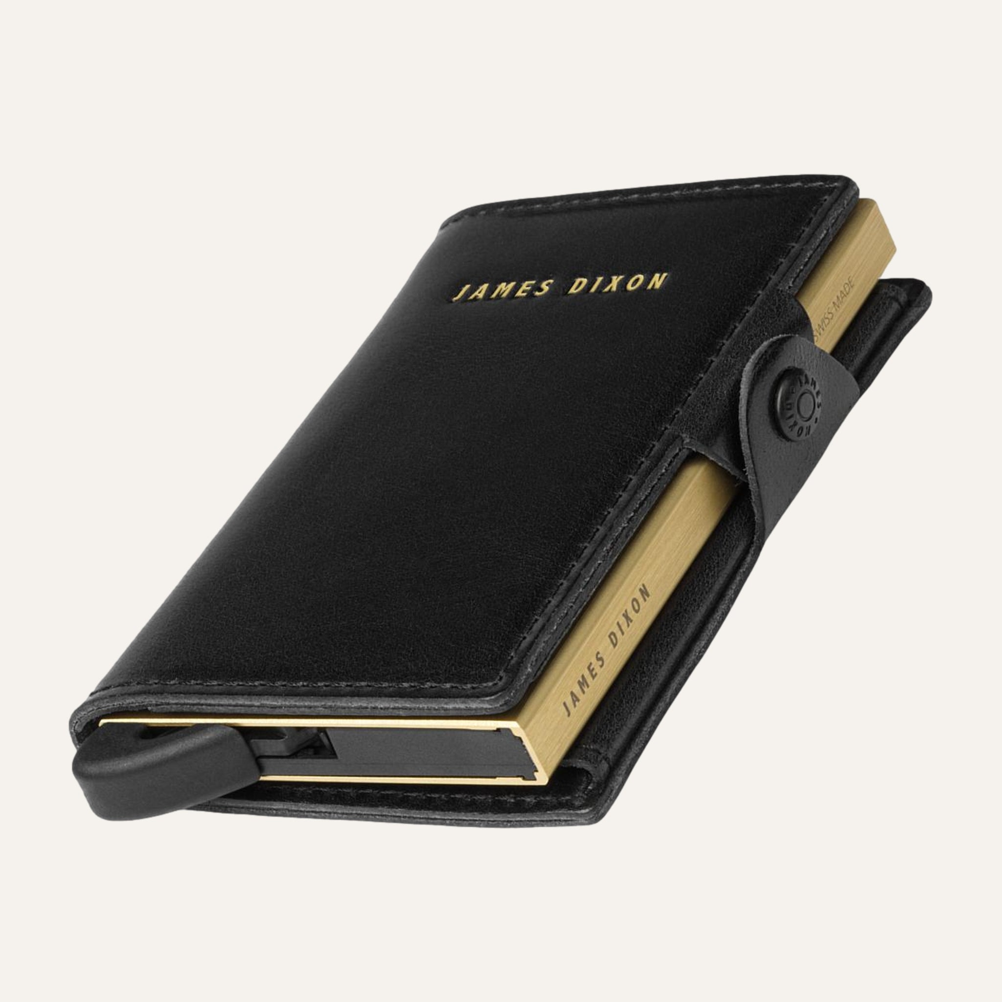 Black/Gold - Classic - Coin Pocket - Snap - Wallet