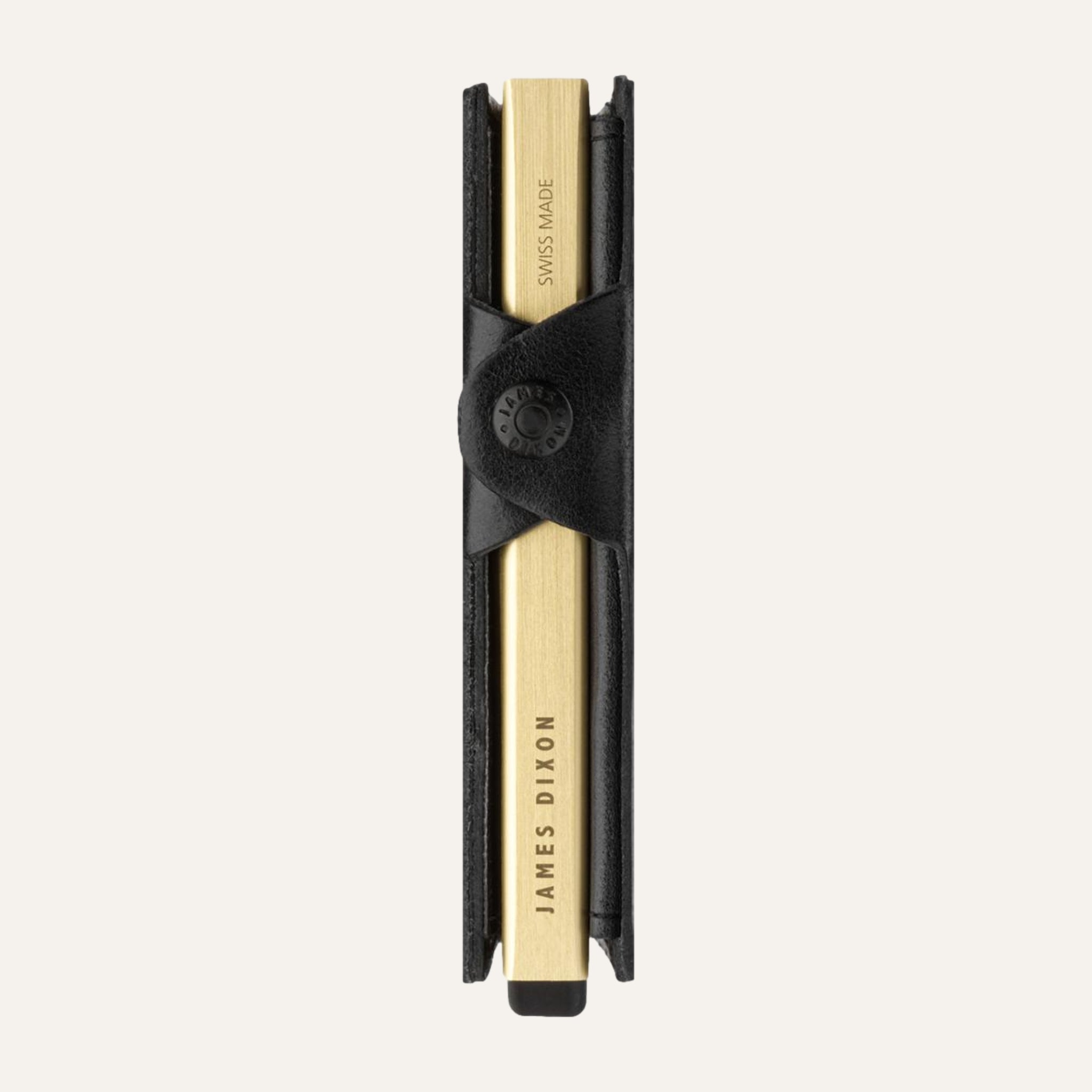 Black/Gold - Classic - Monedero - Botón - Cartera