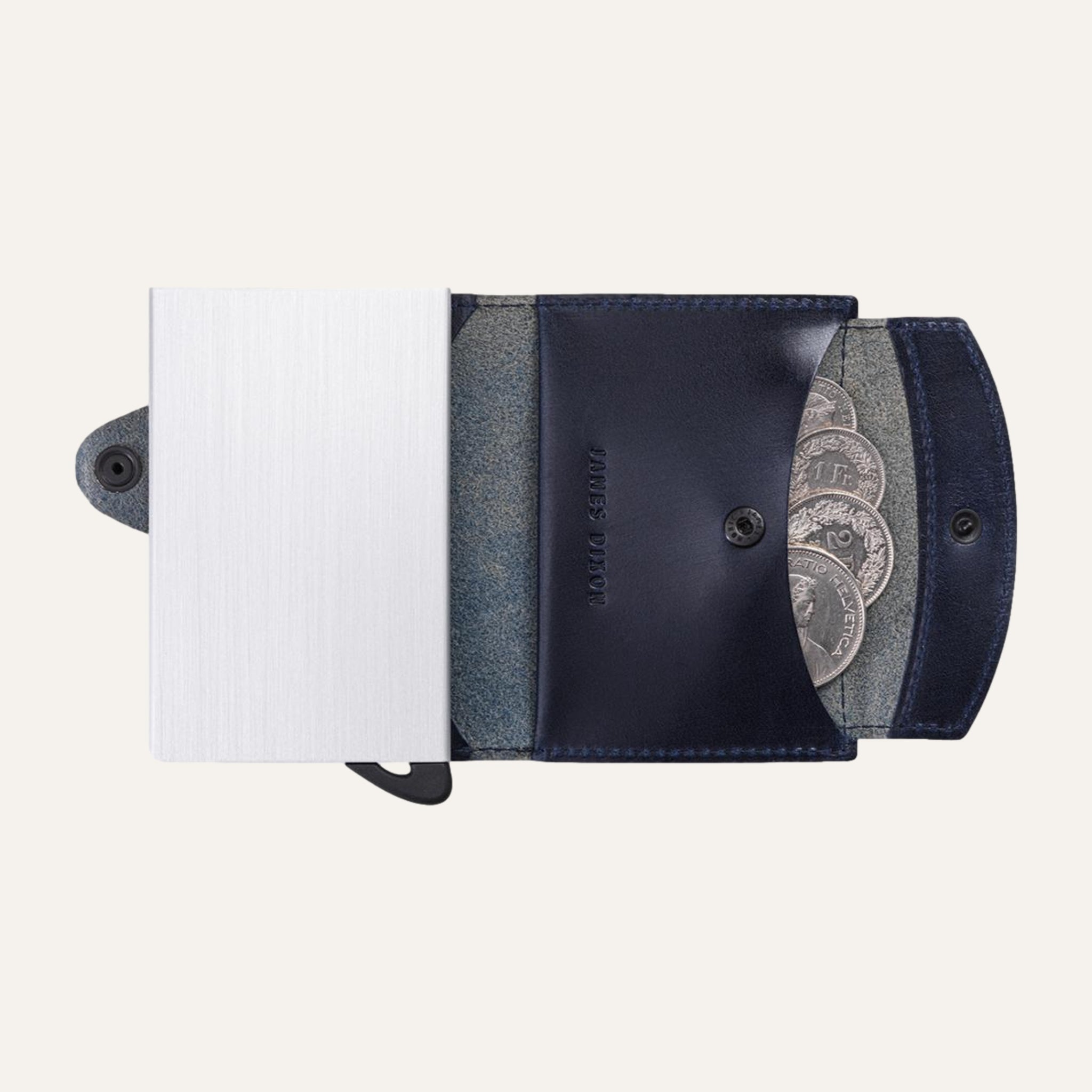 Blue - Classic - Coin Pocket - Snap - Wallet