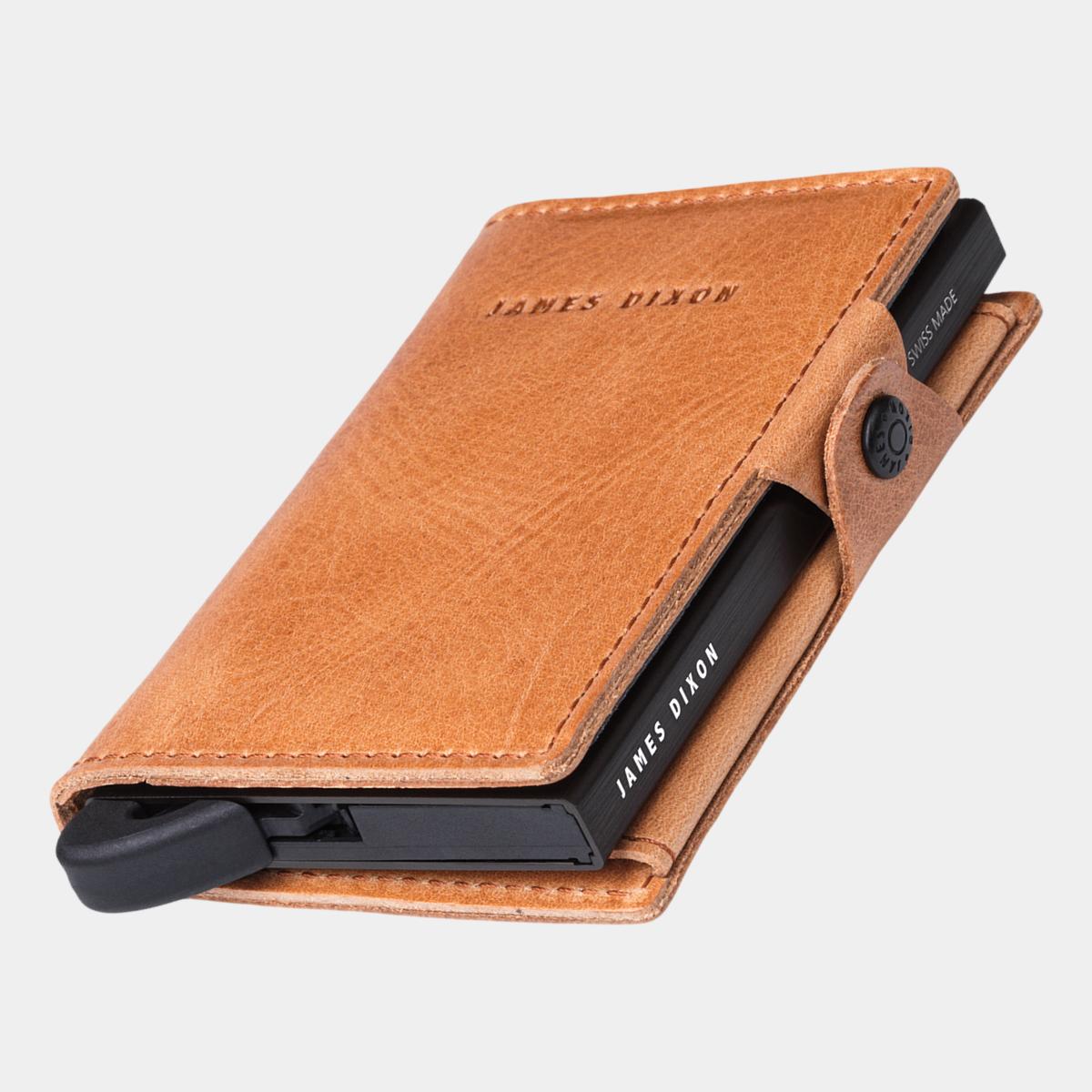Botón Classic Camel Brown Tasca Portamonete