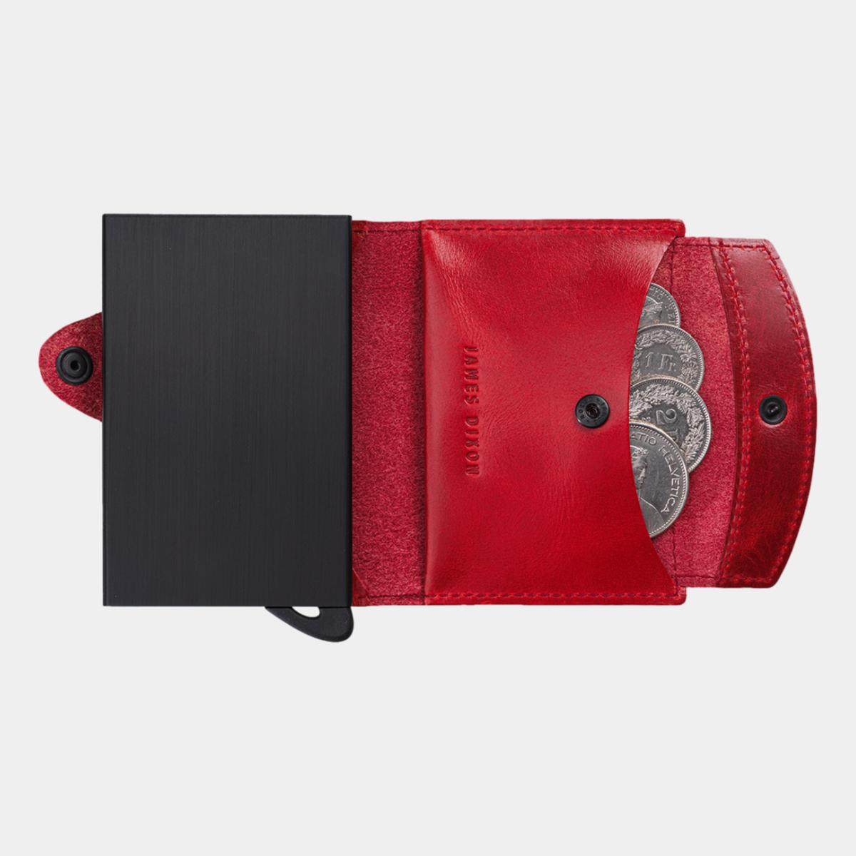 jd0082 james dixon boton classic red coin pocket wallet coins