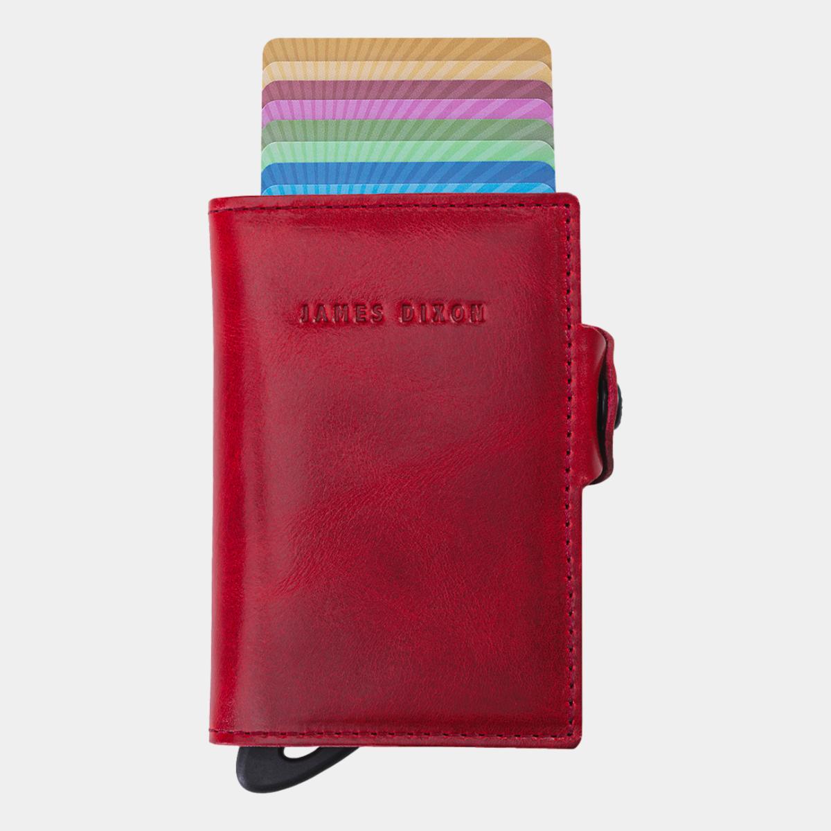 jd0082 james dixon boton classic red coin pocket wallet front