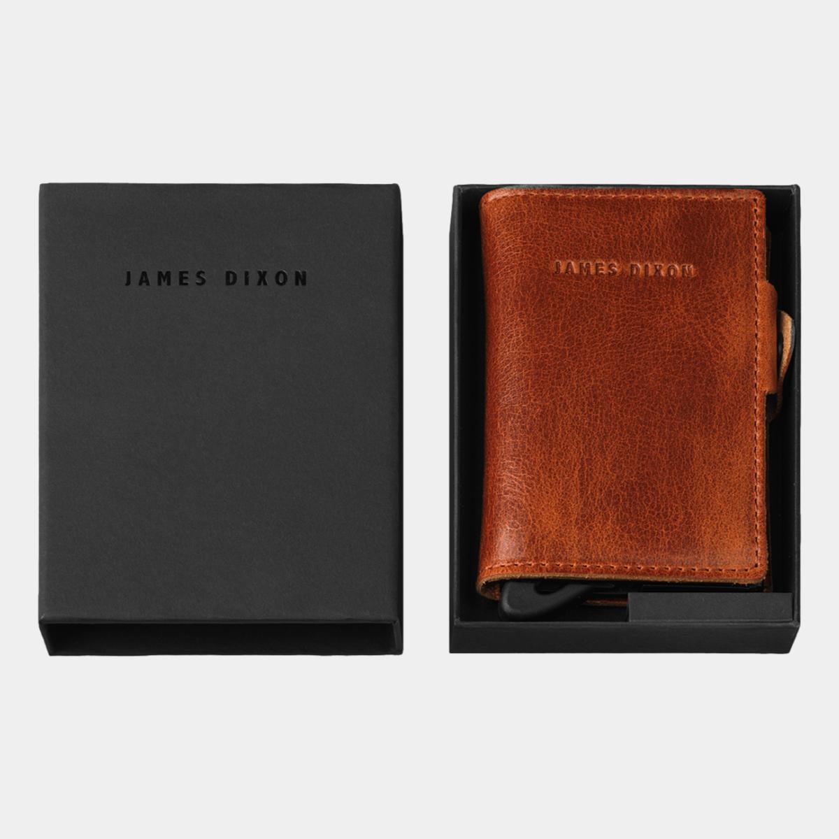 jd0083 james dixon boton classic rust coin pocket wallet box