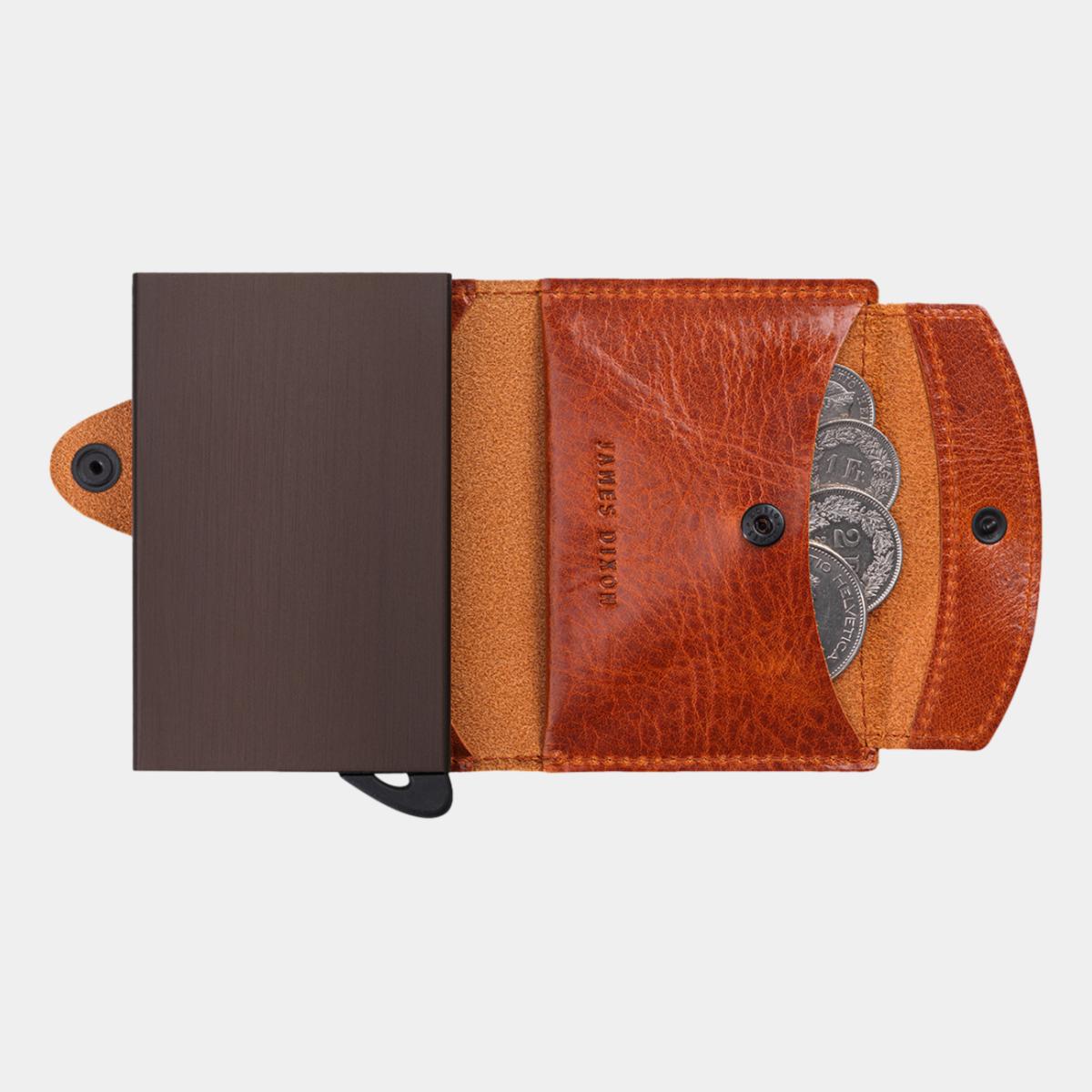 jd0083 james dixon boton classic rust coin pocket wallet coins