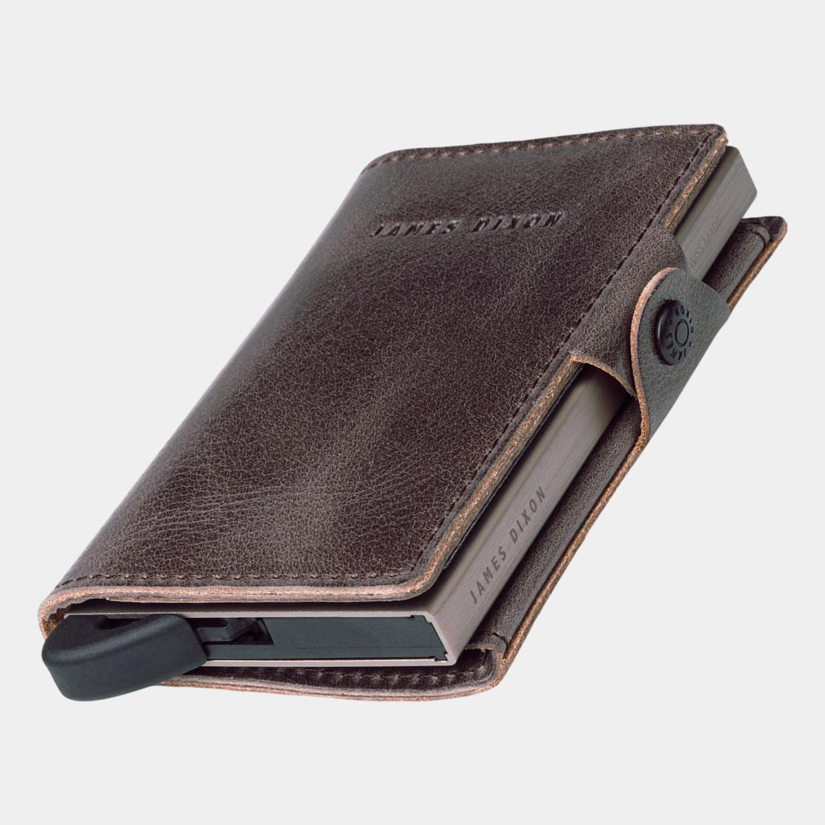 Saddle Brown - Classic - Monedero - Botón - Cartera
