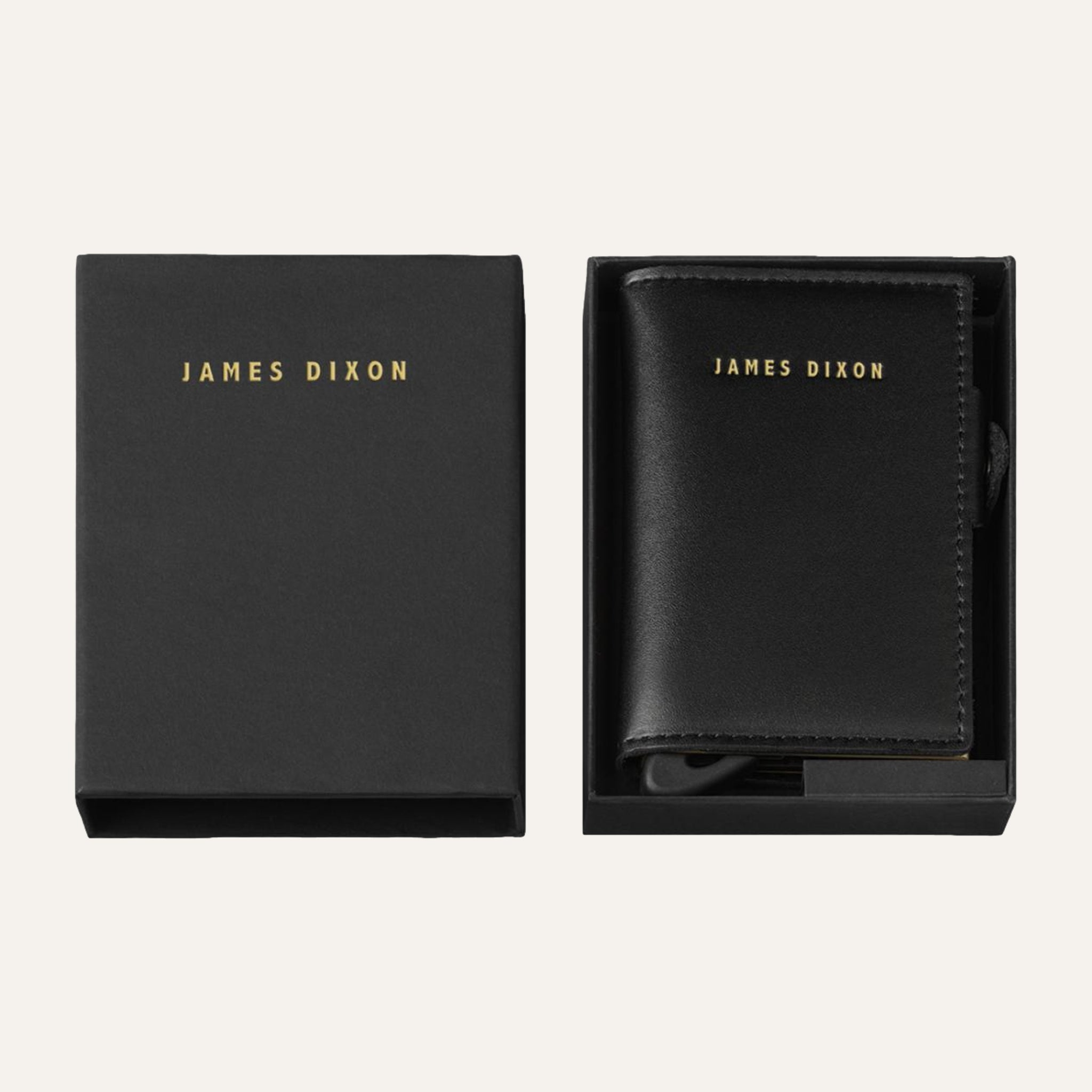 Black/Gold - One - Coin Pocket - Snap - Wallet