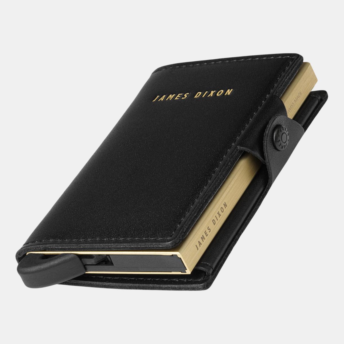 Black/Gold - One - Monedero - Botón - Cartera