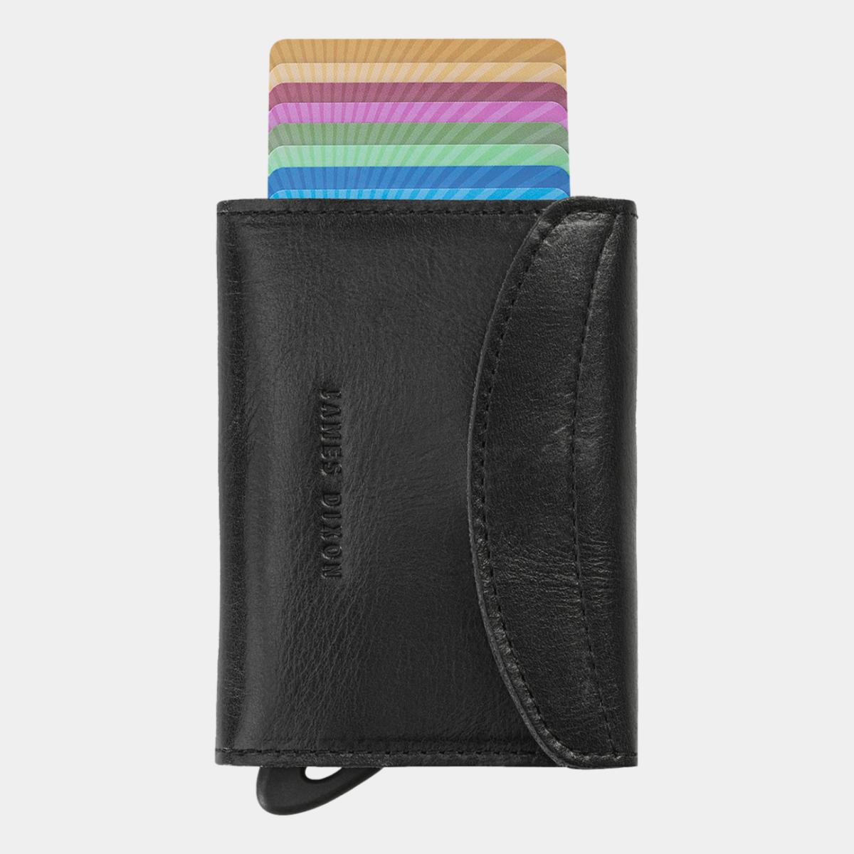 jd0088 james dixon grande classic black gold wallet front