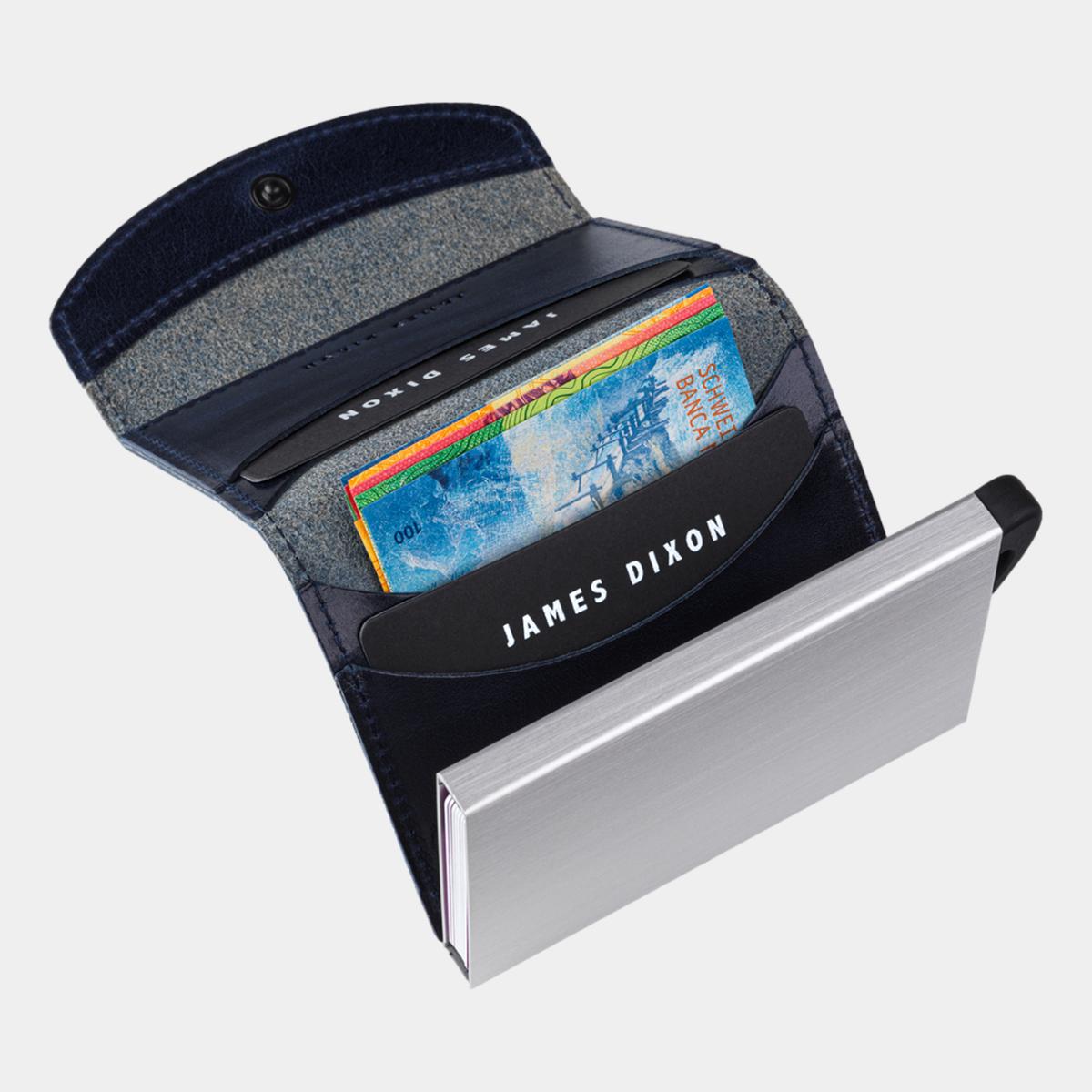 jd0089 james dixon grande classic blue wallet notes