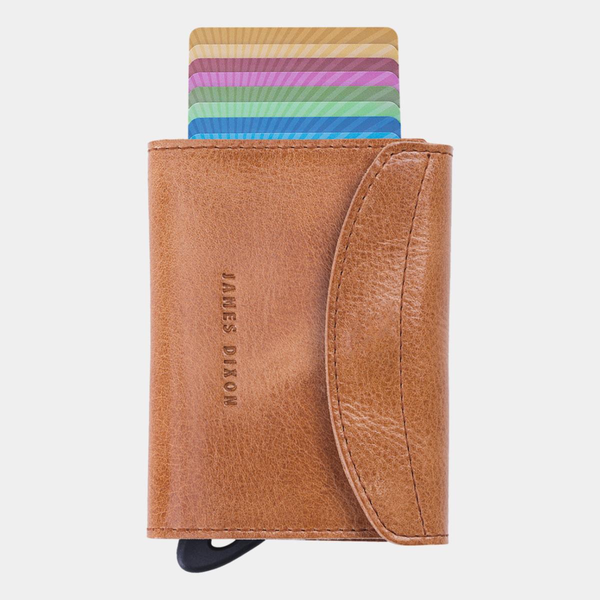 jd0091 james dixon grande classic camel brown wallet front