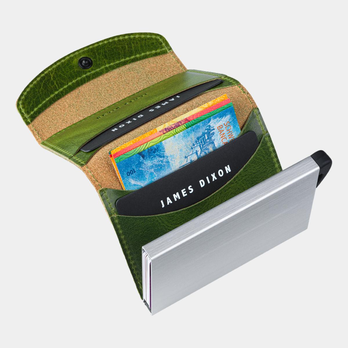 jd0093 james dixon grande classic green wallet notes
