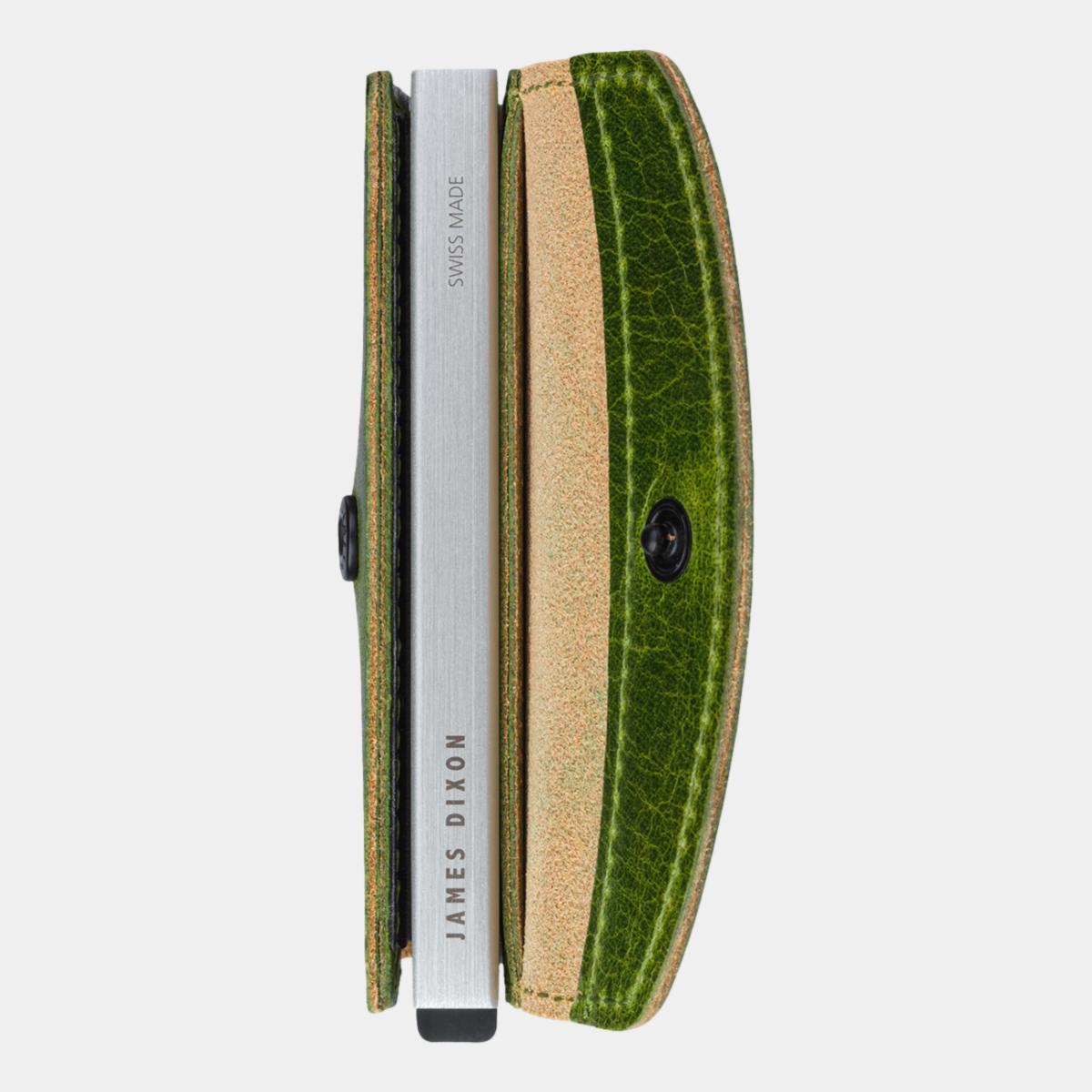 jd0093 james dixon grande classic green wallet side