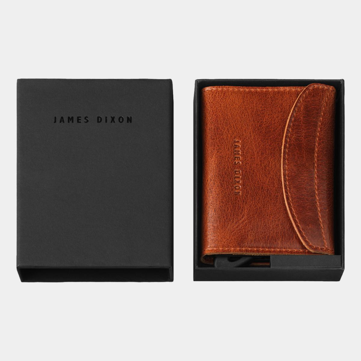 jd0097 james dixon grande classic rust wallet box