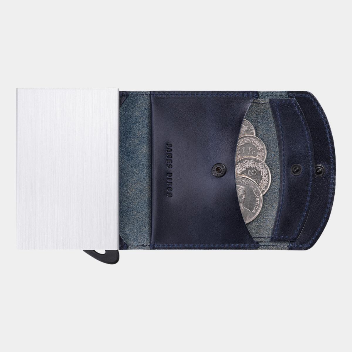 jd0103 james dixon grande classic blue coin pocket wallet coins