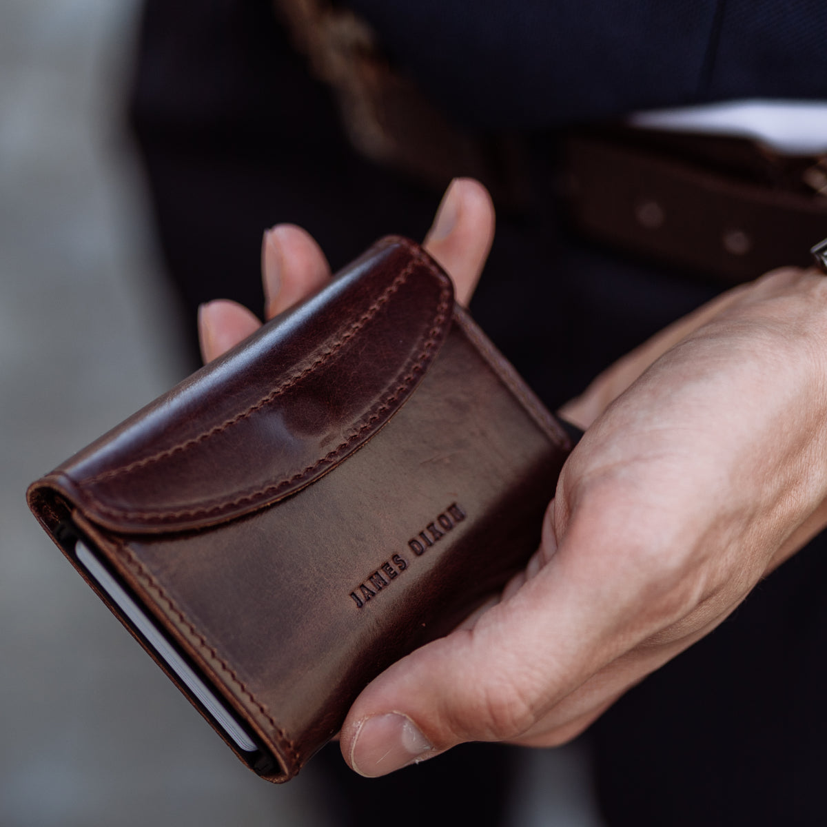 jd0104 james dixon grande classic cacao brown coin pocket wallet lifestyle1