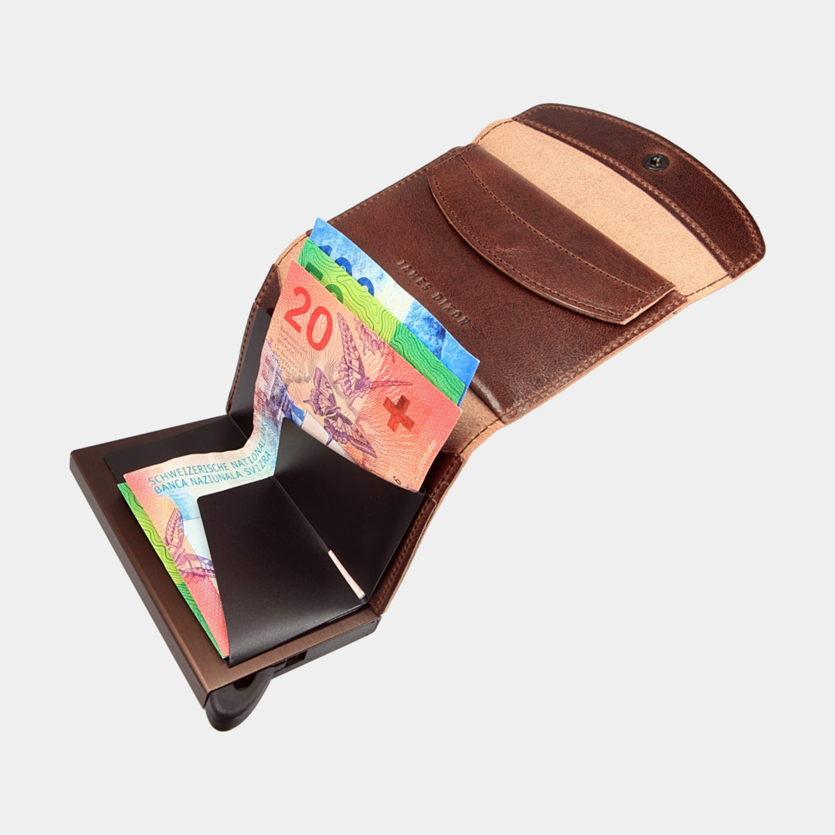 Dark Brown Cacao - Classic - Coin Pocket - Flap - Wallet