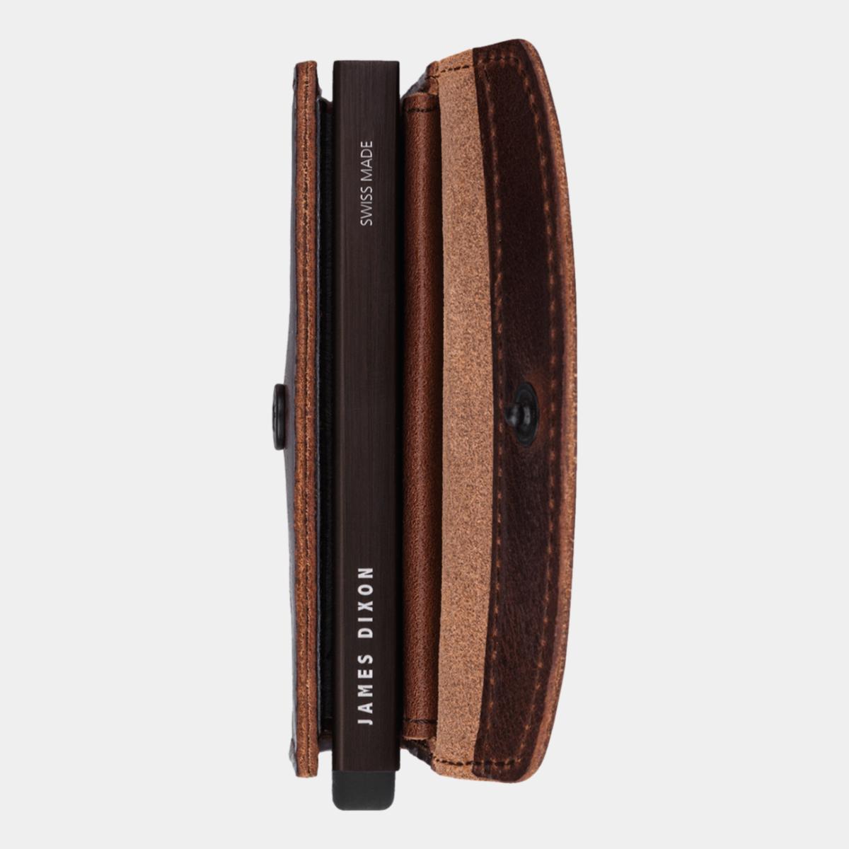 jd0104 james dixon grande classic cacao brown coin pocket wallet side